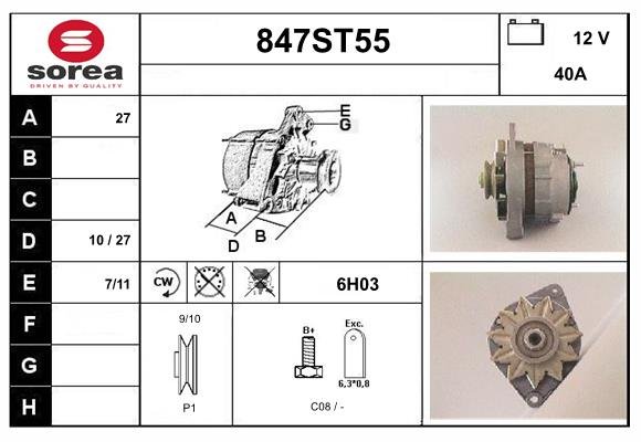 STARTCAR 847ST55 STARTCAR 847ST55