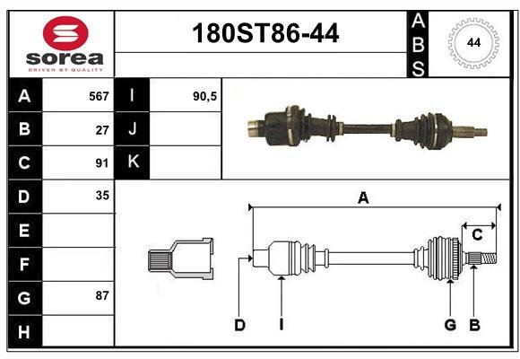 STARTCAR 180ST86-44