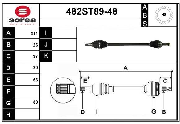 STARTCAR 482ST89-48 STARTCAR 482ST89-48
