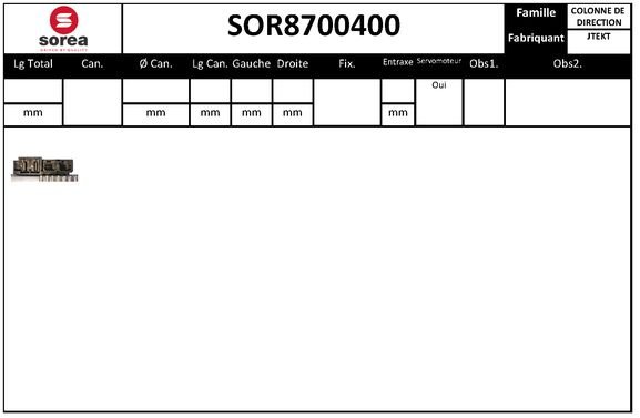 STARTCAR SOR8700400