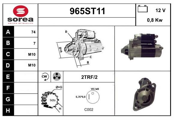 STARTCAR 965ST11