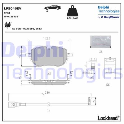 DELPHI LP5046EV
