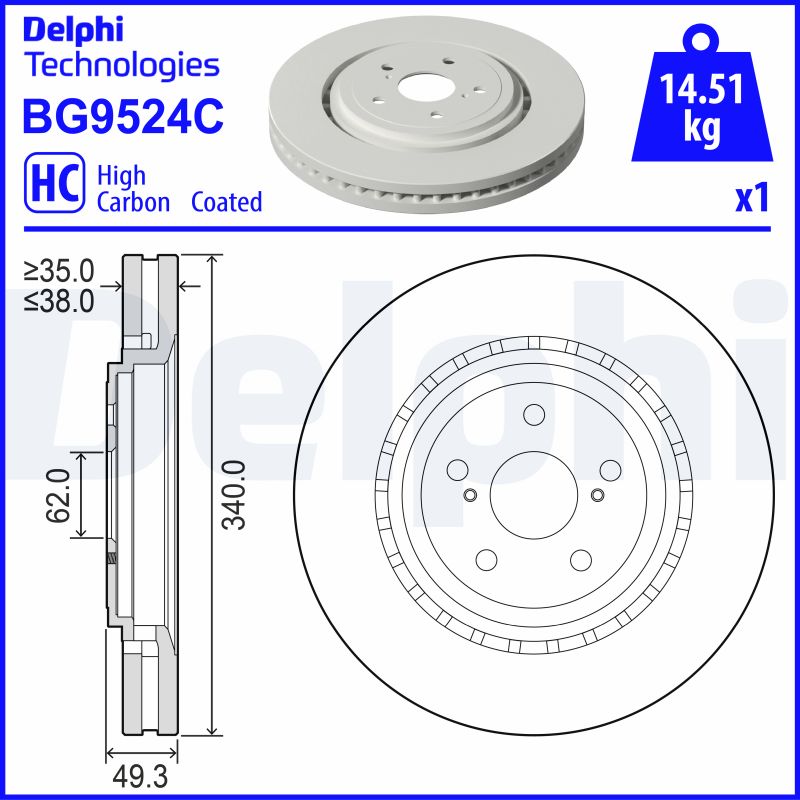 DELPHI BG9524C DELPHI BG9524C