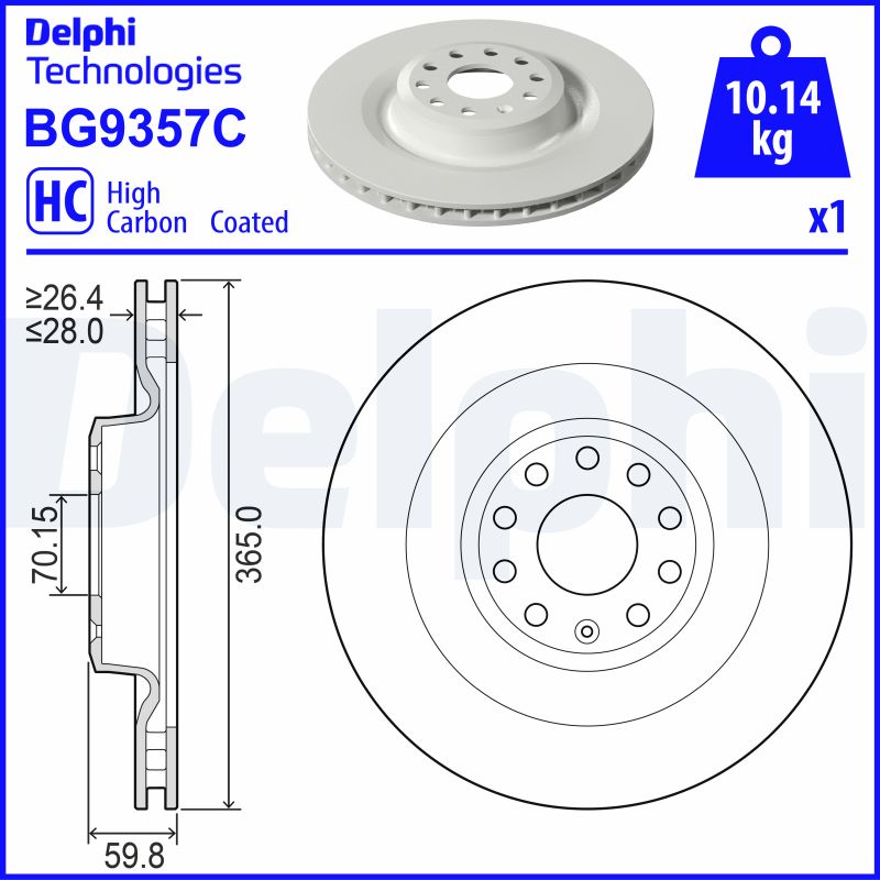 DELPHI BG9357C-18B1