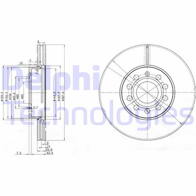 DELPHI BG3833