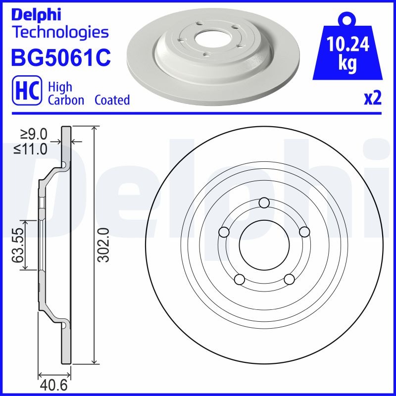 DELPHI BG5061C-18B1