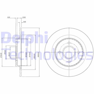 DELPHI BG3743