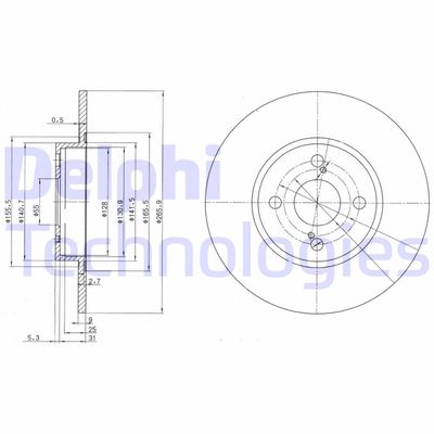 DELPHI BG3186