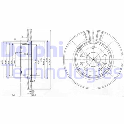 DELPHI BG3702