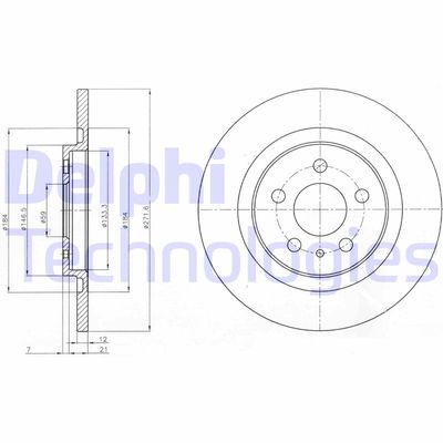 DELPHI BG3741