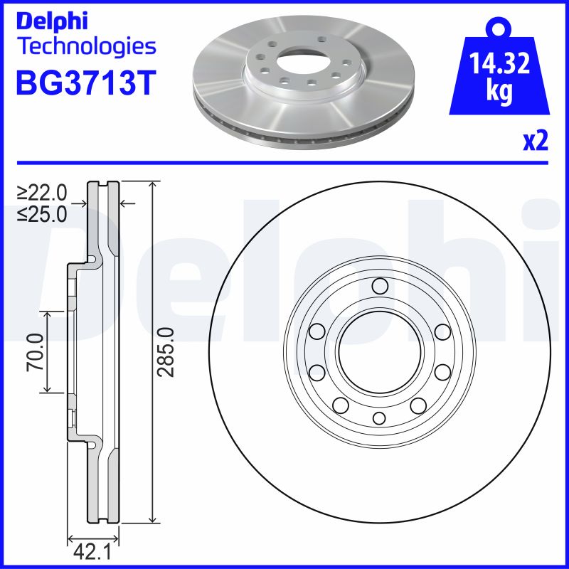 DELPHI BG3713T