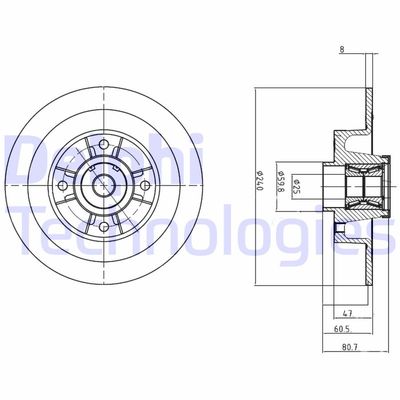 DELPHI BG9028RSC