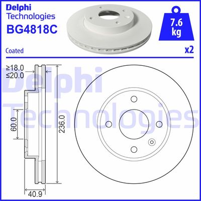 DELPHI BG4818C