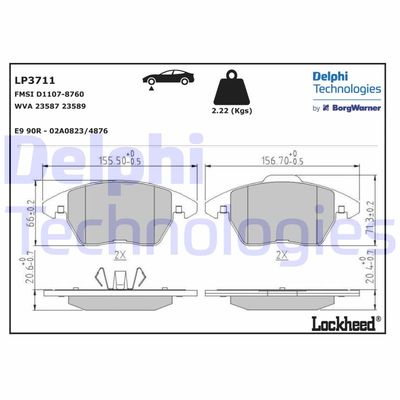 DELPHI LP3711