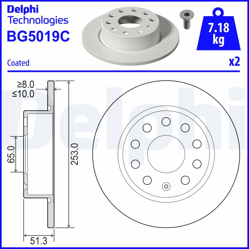 DELPHI BG5019C-18B1