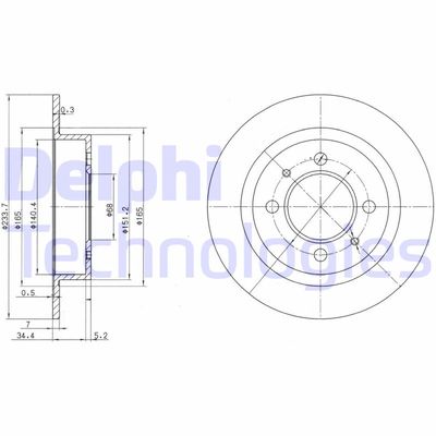 DELPHI BG3126