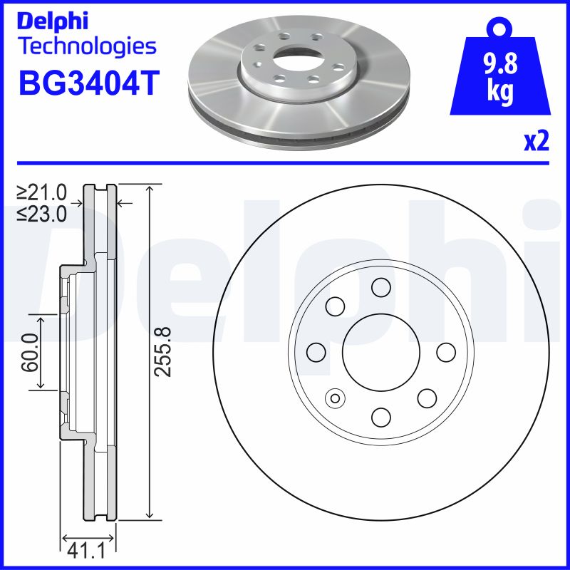 DELPHI BG3404T