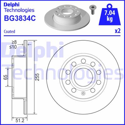 DELPHI BG3834C