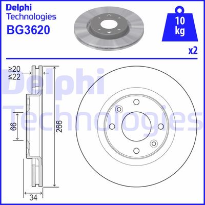 DELPHI BG3620