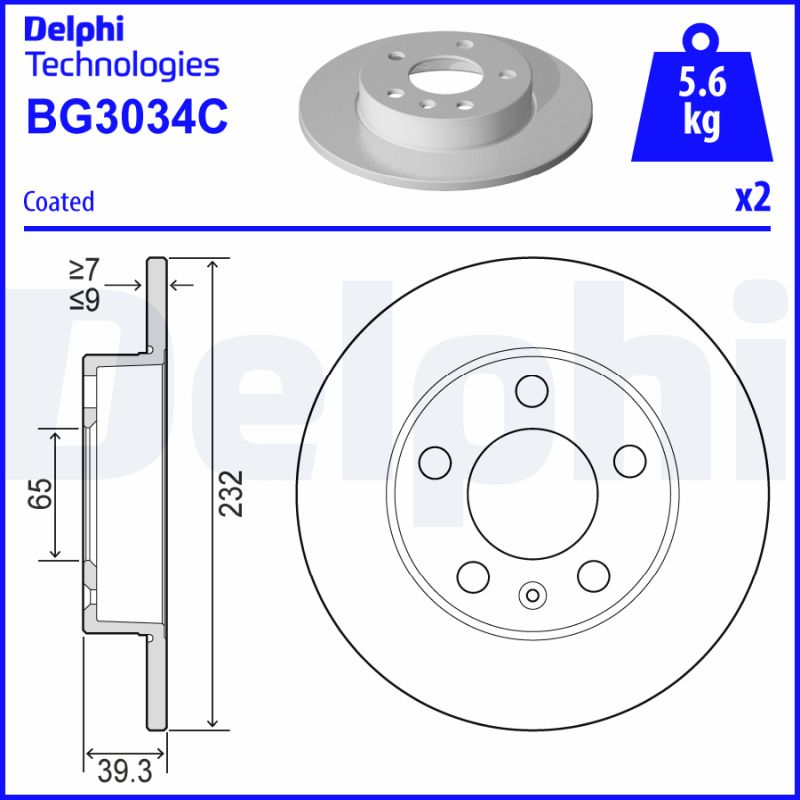 DELPHI BG3034C-18B1