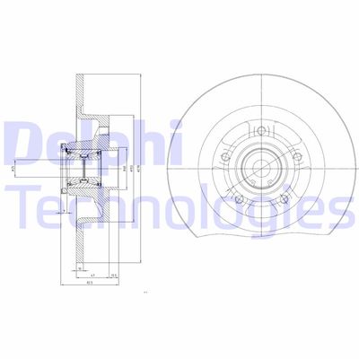 DELPHI BG9115RSC