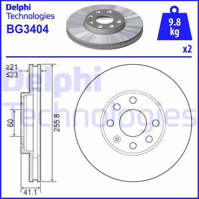 DELPHI BG3404