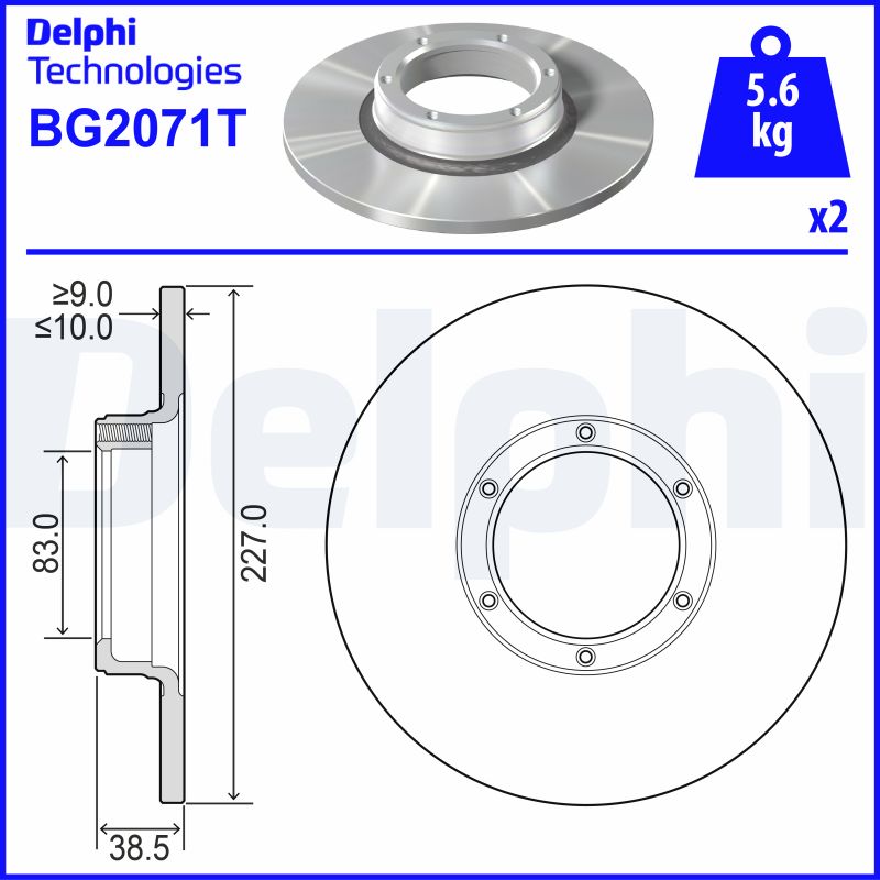 DELPHI BG2071T