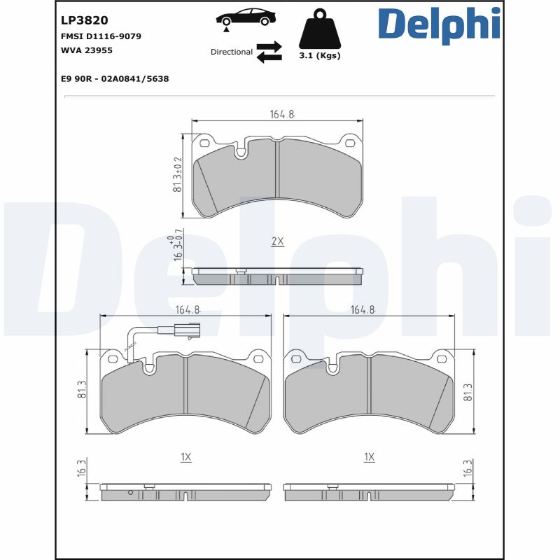 DELPHI LP3820 DELPHI LP3820