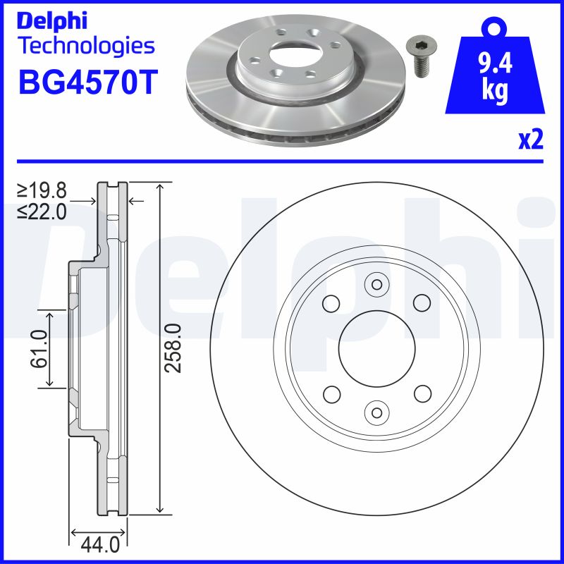 DELPHI BG4570T