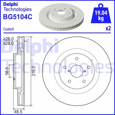 DELPHI BG5104C