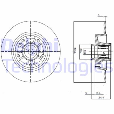 DELPHI BG9112RSC