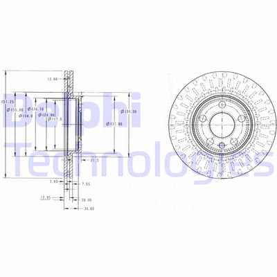 DELPHI BG3222