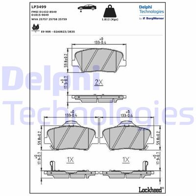 DELPHI LP3499