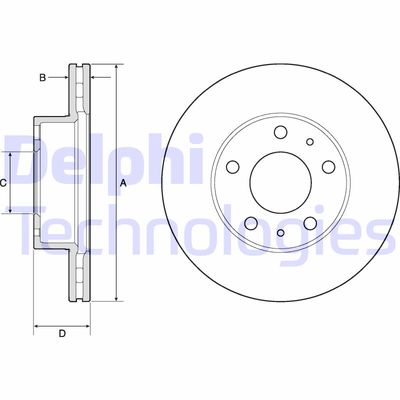 DELPHI BG3841