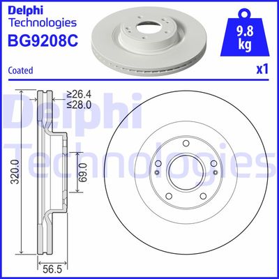 DELPHI BG9208C