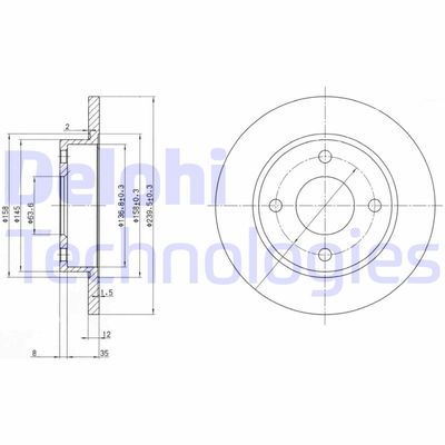 DELPHI BG3055