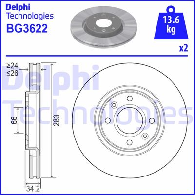 DELPHI BG3622