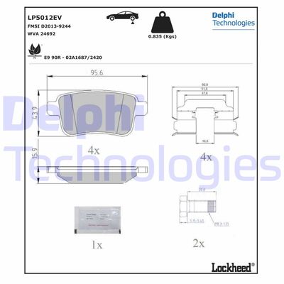DELPHI LP5012EV DELPHI LP5012EV