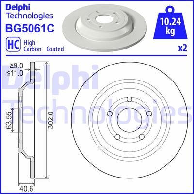 DELPHI BG5061C