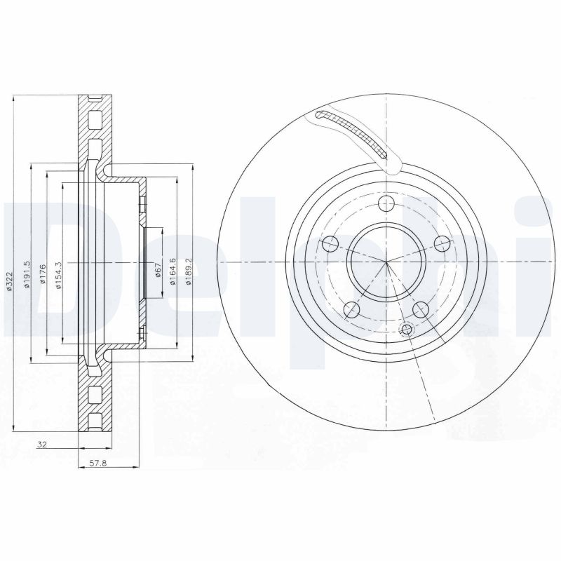 DELPHI BG9075C-18B1