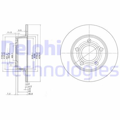 DELPHI BG3672