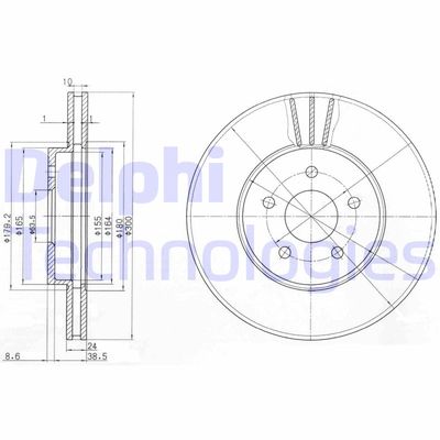 DELPHI BG3537