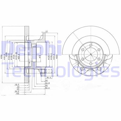 DELPHI BG9722