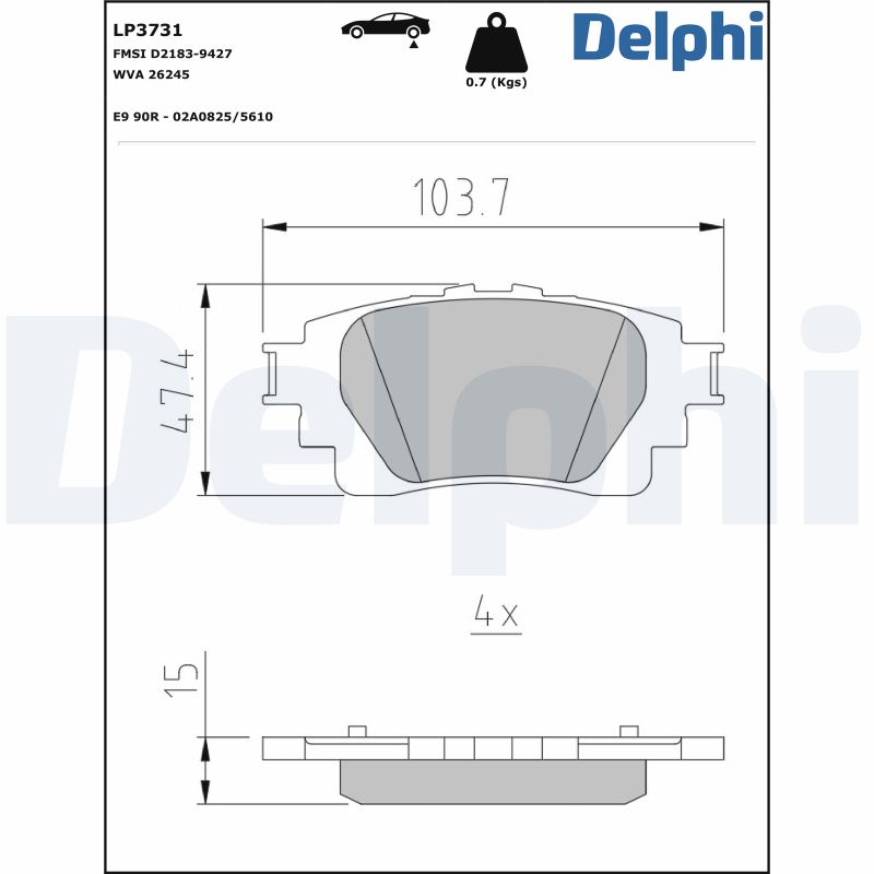 DELPHI LP3731 DELPHI LP3731