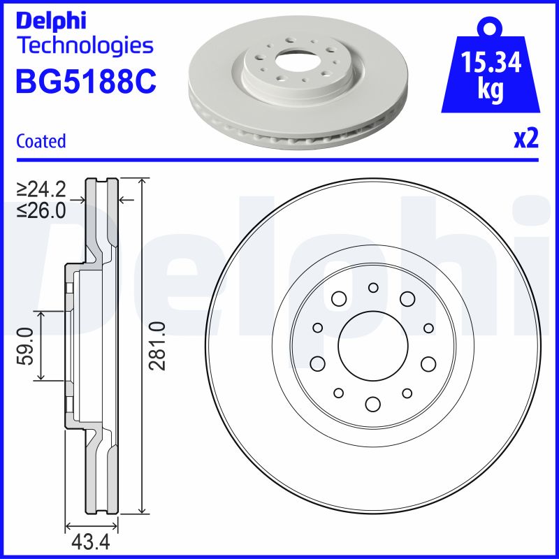DELPHI BG5188C DELPHI BG5188C