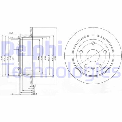 DELPHI BG3554