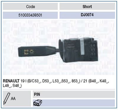 MAGNETI MARELLI 510033438501