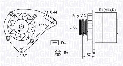 MAGNETI MARELLI 063321173010